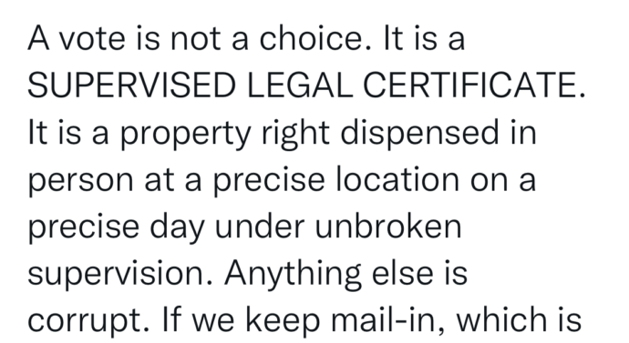 Ep. 170 What Is a Vote? Why Mail-In is NOT Voting, It’s Corruption