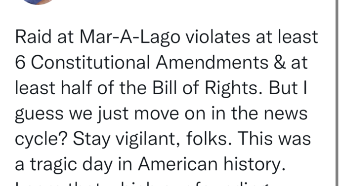 Ep. 189 8.22.22 Raid at Mar-A-Lago Violates Multiplicity of Constitutional Amendments & the Bill of Rights