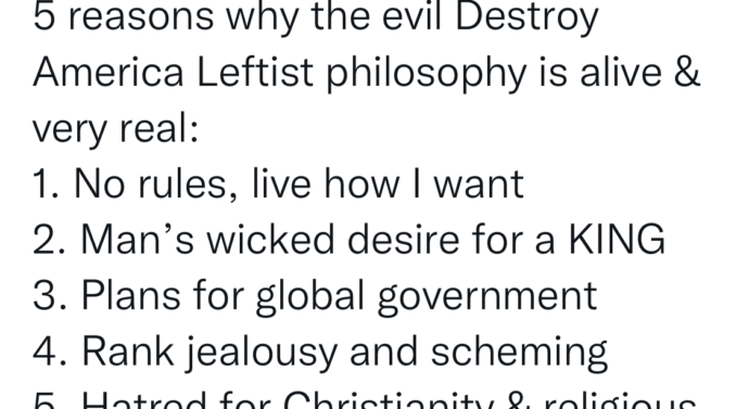 Ep. 213 10.12.22 5 Wicked Reasons Why the Left Truly Wants to Destroy America